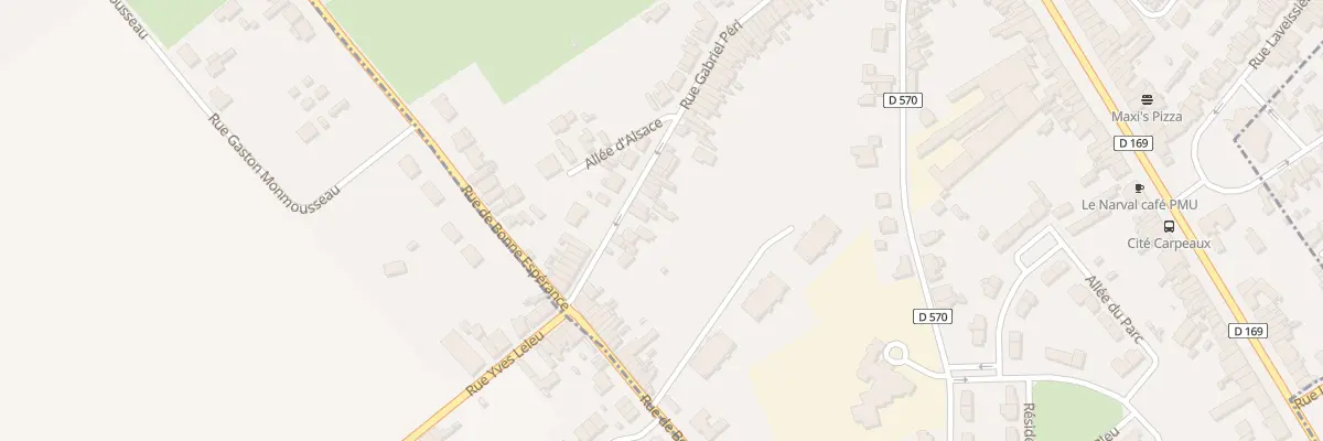 Plan du 309 Rue Gabriel Péri à Raismes