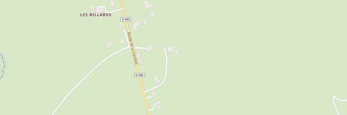 Plan du 25 Rte de la Carriere à Bost