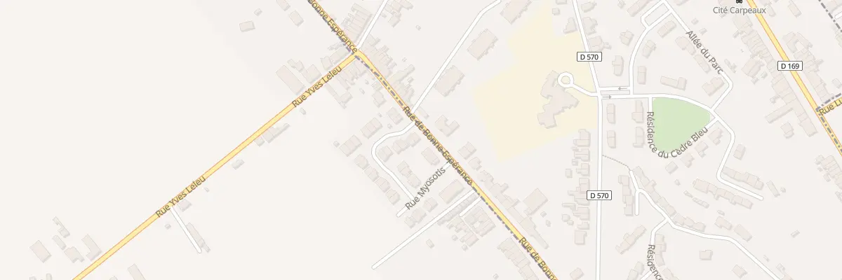 Plan du 1 Rue des Mimosas à Petite-Forêt