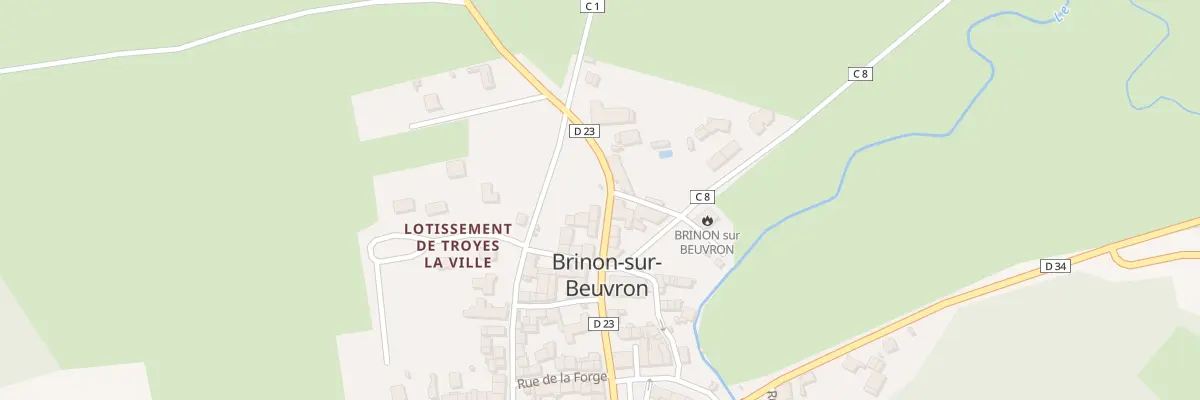 Plan du 19 Rue Commandant Victor Guerreau à Brinon-sur-Beuvron