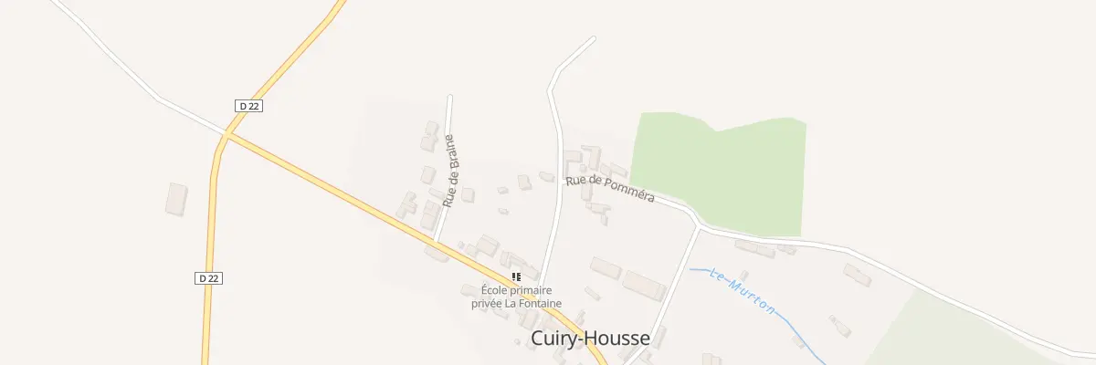 Plan du 2 Rue du Grand Pre à Cuiry-Housse
