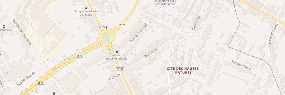 Plan du 17 Rue Carnot à Raismes