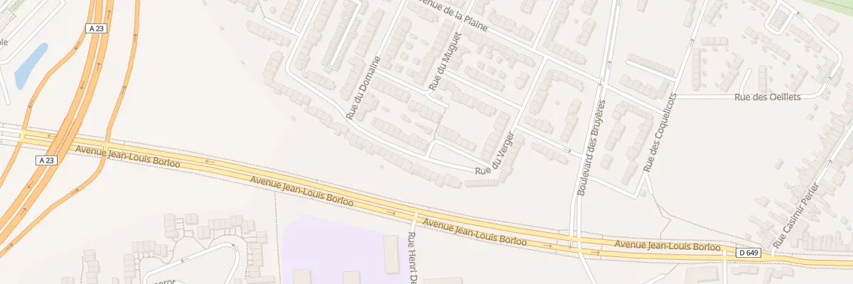 Plan du 38 Rue du Verger à Valenciennes