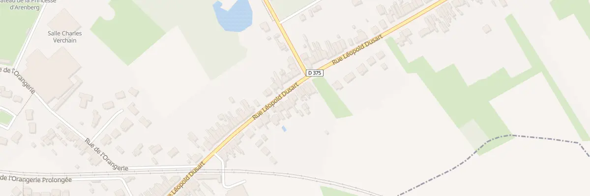 Plan du 690 Rue Leopold Dussart à Raismes