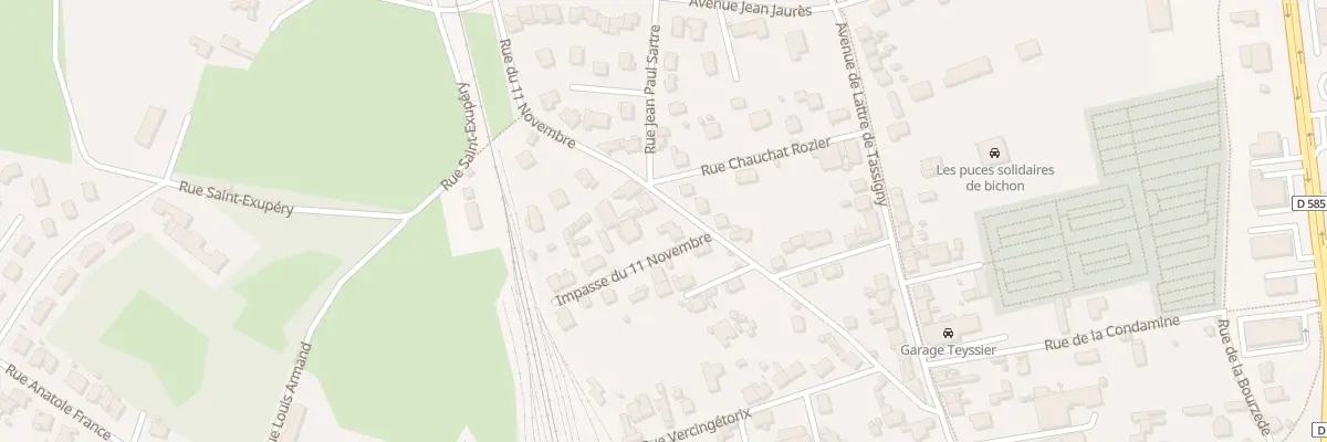 Plan du 21 Rue du Onze Novembre à Langeac
