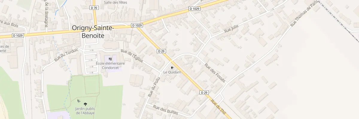 Plan du 2 Rue Marie Fraillon à Origny-Sainte-Benoite
