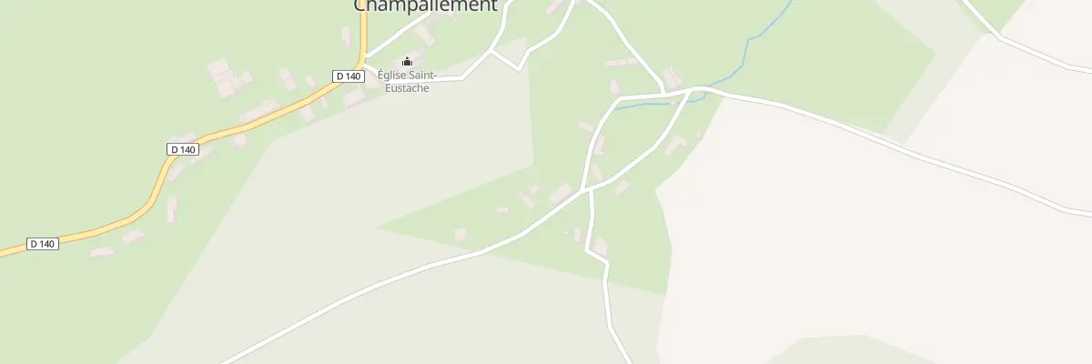 Plan du 55 Le Haillou à Champallement