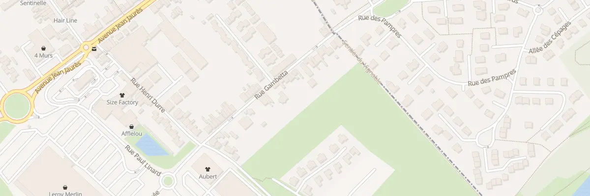 Plan du 115 Rue Gambetta à La Sentinelle