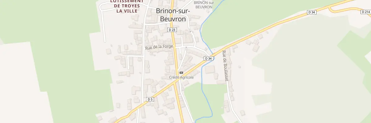 Plan du 6 Pl Jean-Baptiste Durbise à Brinon-sur-Beuvron