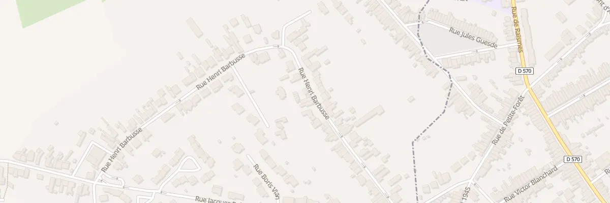 Plan du 47 Rue Henri Barbusse à Petite-Forêt