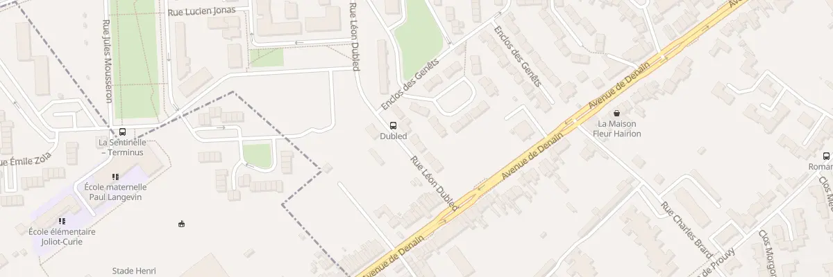 Plan du 12 Rue Léon Dubled à Valenciennes