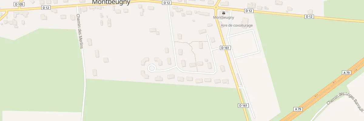 Plan du 7 Rue des Bruyères à Montbeugny