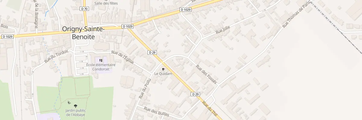 Plan du 6 Rue Marie Fraillon à Origny-Sainte-Benoite