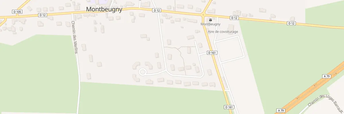 Plan du 5 Rue des Bruyères à Montbeugny