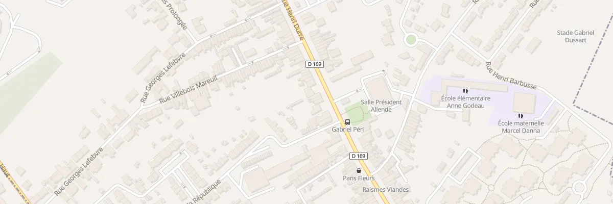 Plan du 240 Rue Henri Durre à Raismes