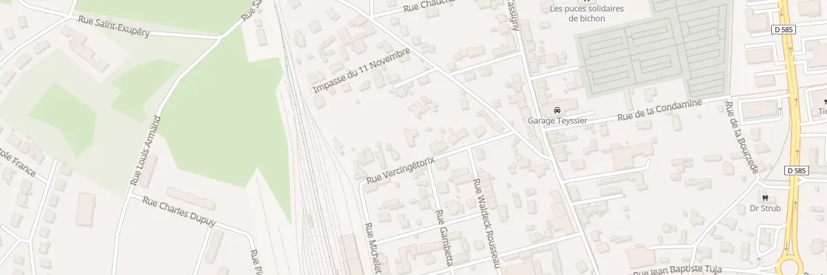 Plan du 20 Rue Vercingétorix à Langeac