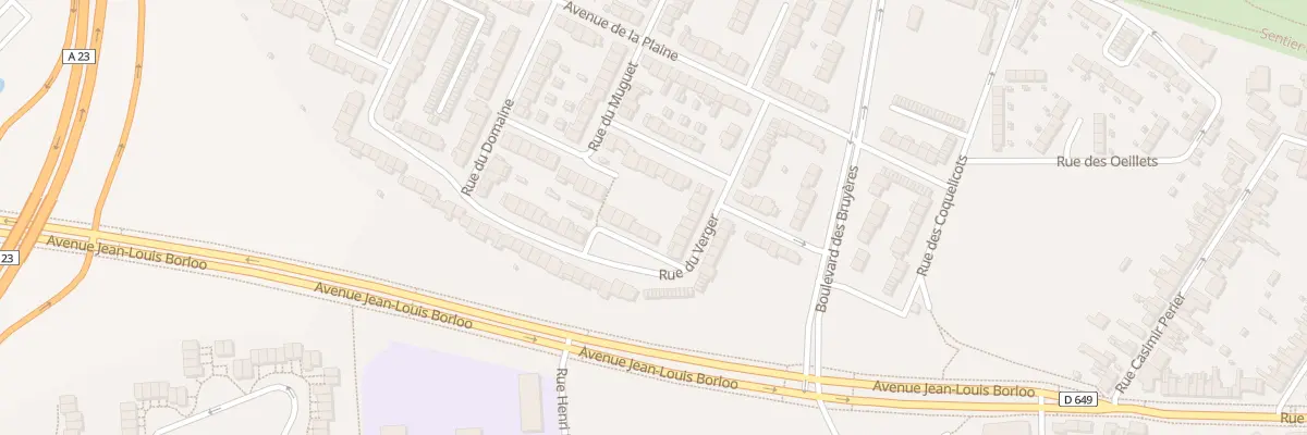 Plan du 28 Rue du Verger à Valenciennes