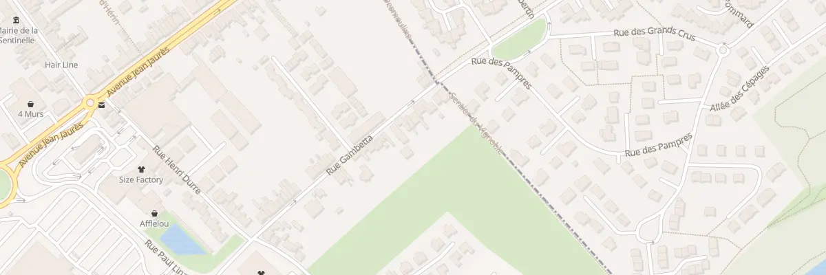 Plan du 69 Rue Gambetta à La Sentinelle