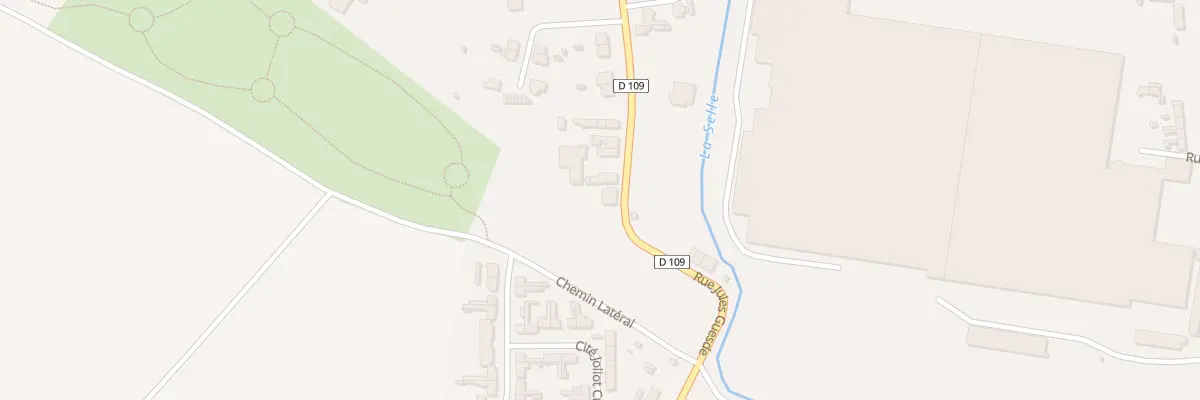 Plan du 50 Rue Jules Guesde à Solesmes