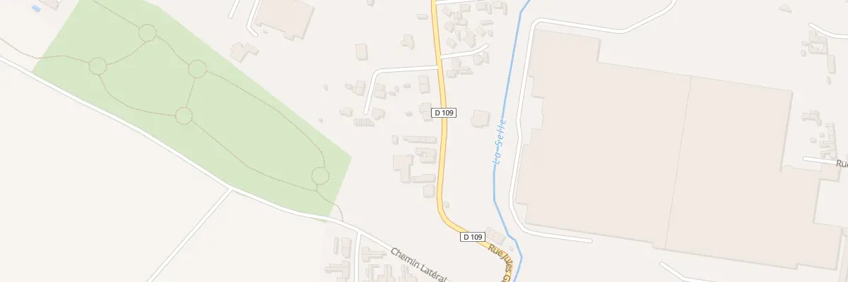 Plan du 40 Rue Jules Guesde à Solesmes
