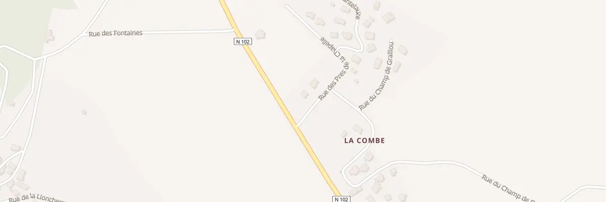 Plan du 5067 Pres de la Chapelle à Salzuit