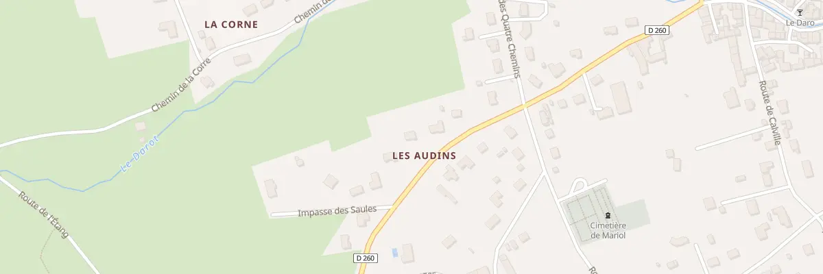 Plan du 6 Rte de la Maison Blanche à Mariol