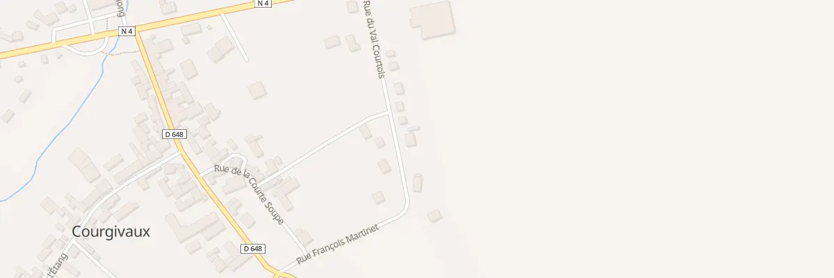 Plan du 6 Rue du Val Courtois à Courgivaux
