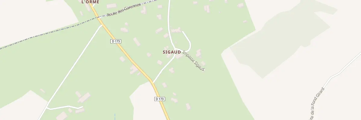 Plan du 6 Rue du Village Sigaud à Magnet