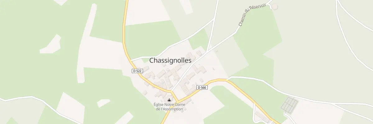 Plan du 5028 Le Bourg à Chassignolles