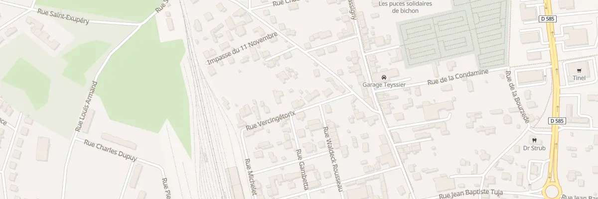 Plan du 14 Rue Vercingétorix à Langeac