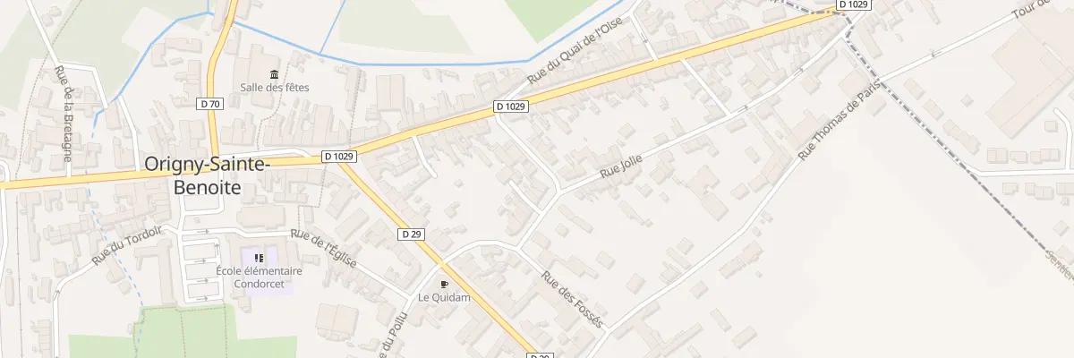 Plan du 8 Rue des Fossés à Origny-Sainte-Benoite