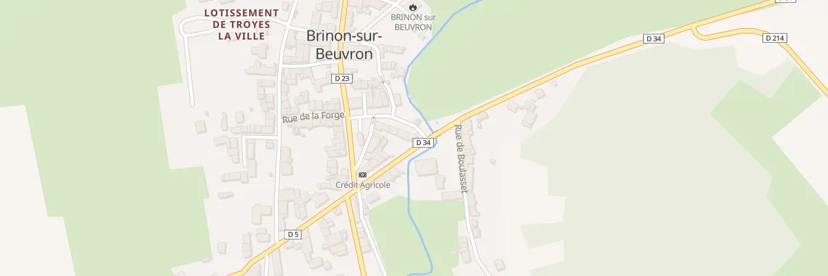 Plan du 8 Pl Jean-Baptiste Durbise à Brinon-sur-Beuvron