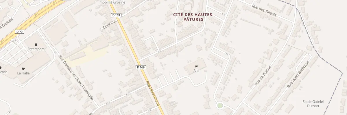 Plan du 74 Rue Gilberte à Raismes