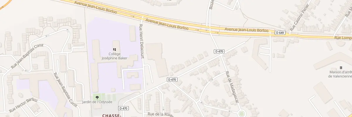 Plan du 140 Rue Lomprez à Valenciennes
