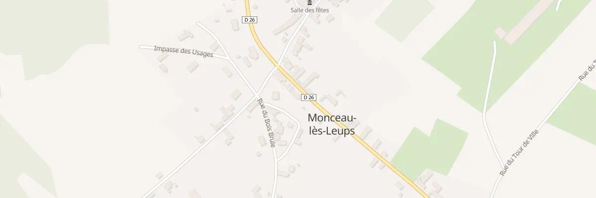 Plan du 18 Rue des Leups à Monceau-lès-Leups