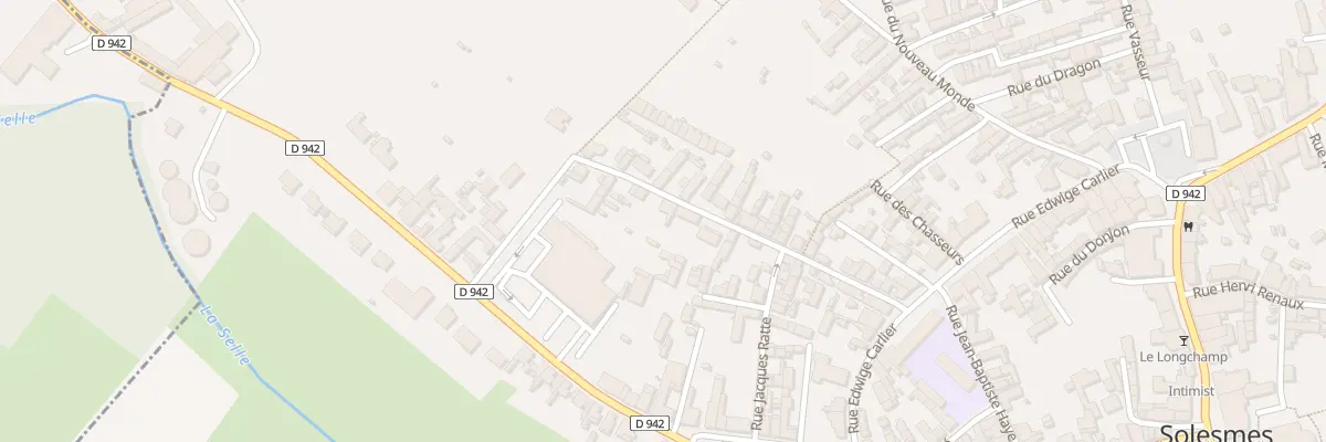 Plan du 25 Rue Gustave Bouviez à Solesmes