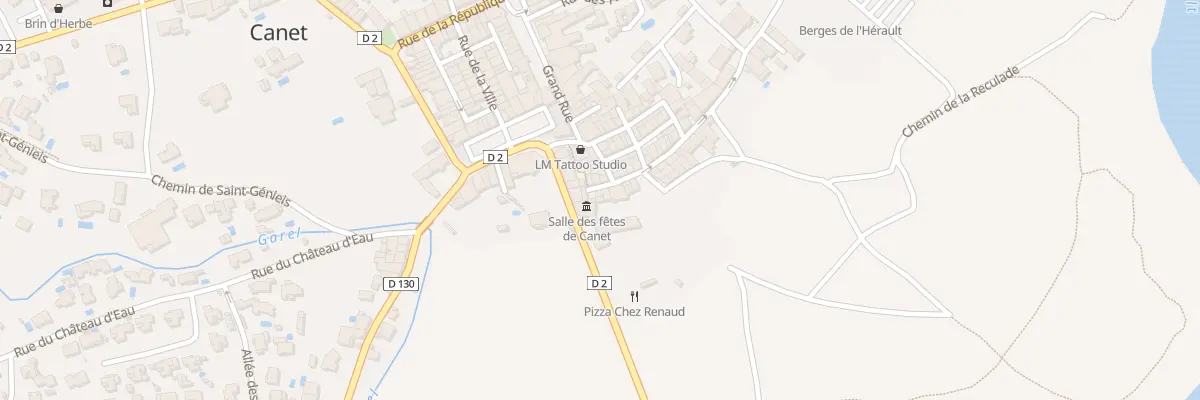 Plan du 52 Rue de la Chicane à Canet