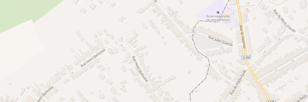 Plan du 54 Rue Henri Barbusse à Petite-Forêt