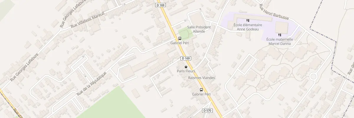 Plan du 258 Rue Henri Durre à Raismes