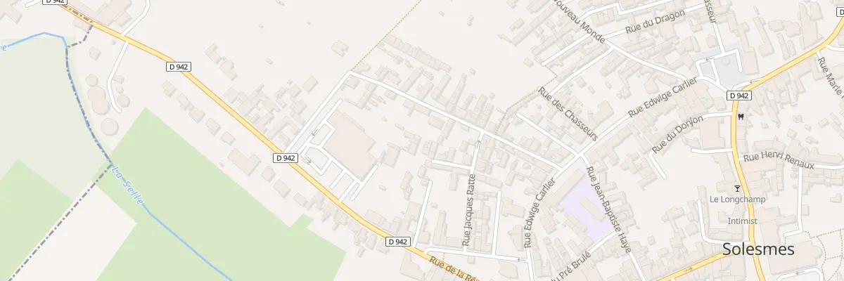Plan du 14 Rue Jacques Ratte à Solesmes