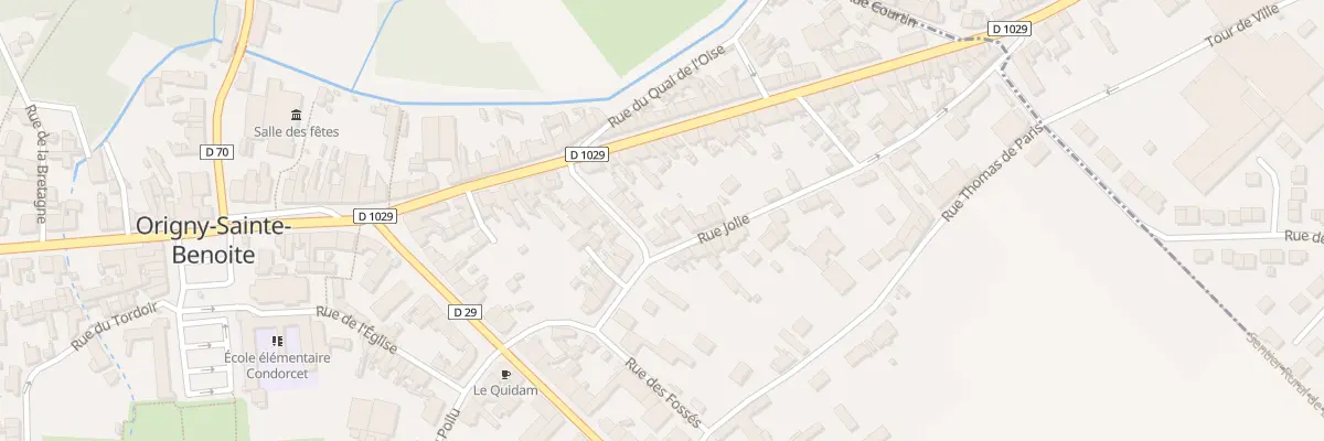 Plan du 3 Rue Jolie à Origny-Sainte-Benoite