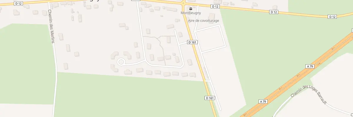 Plan du 13 Rue des Bruyères à Montbeugny
