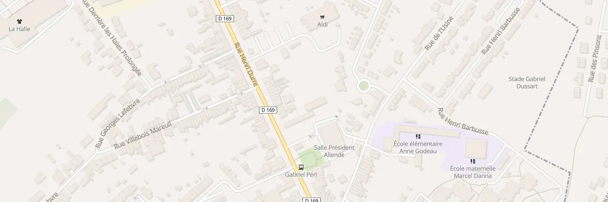 Plan du 215 Rue Henri Durre à Raismes