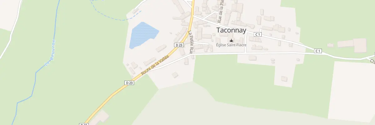 Plan du 3 Rte des Rouches à Taconnay