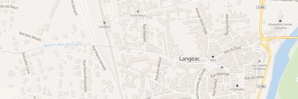 Plan du 4 Rue Marsset à Langeac