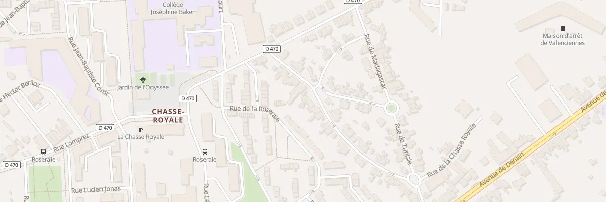 Plan du 25 Bd Léopold Defays à Valenciennes