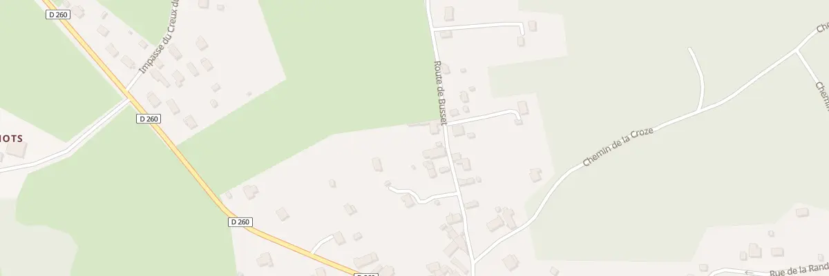 Plan du 17 Rte de Busset à Mariol