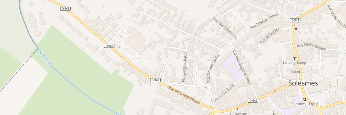 Plan du 32 Rue de la Republique à Solesmes