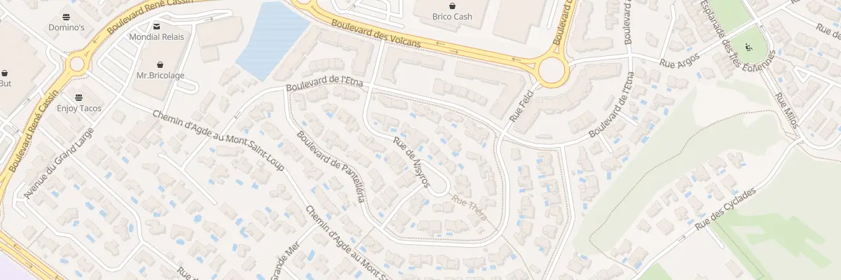 Plan du 9 Rue de Nisyros à Agde