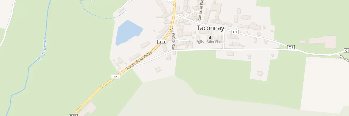 Plan du 5 Rte des Rouches à Taconnay
